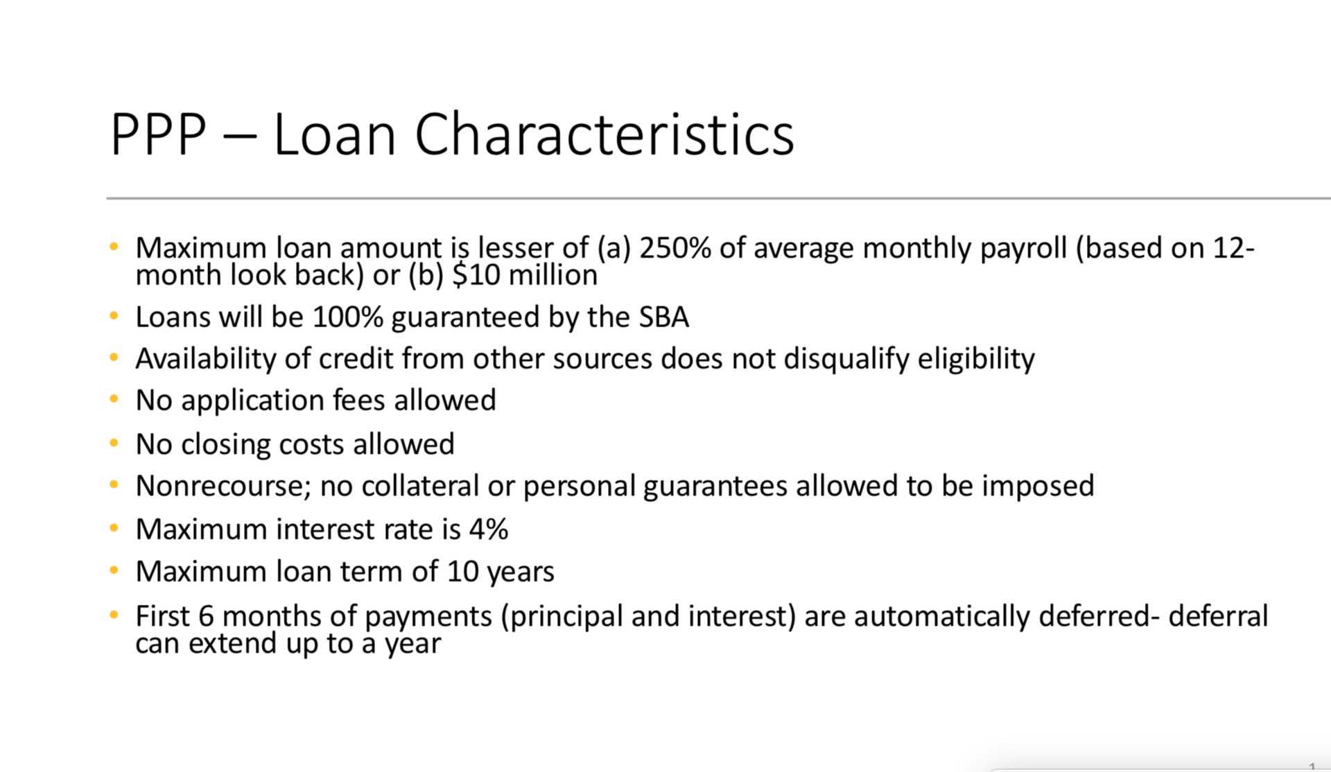 Adams Keegan PPP Presentation