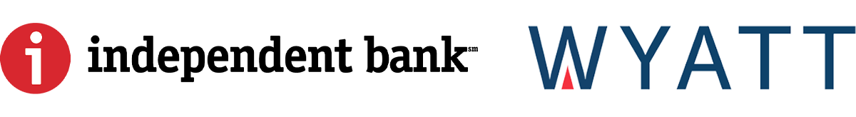 Small Business Council Sponsor Logos 2025 Independent Bank and Wyatt